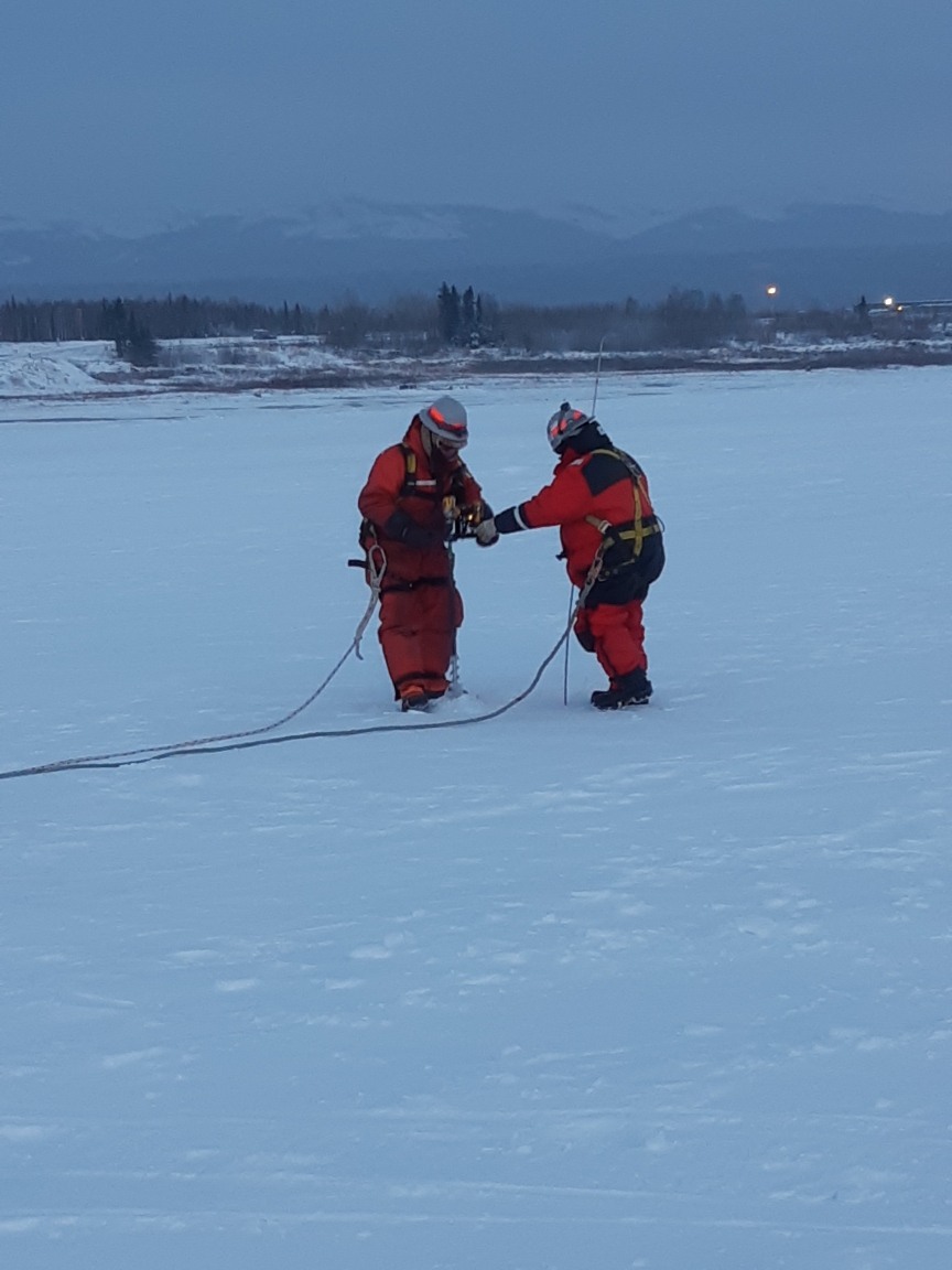 Norman Wells · winter field work.
