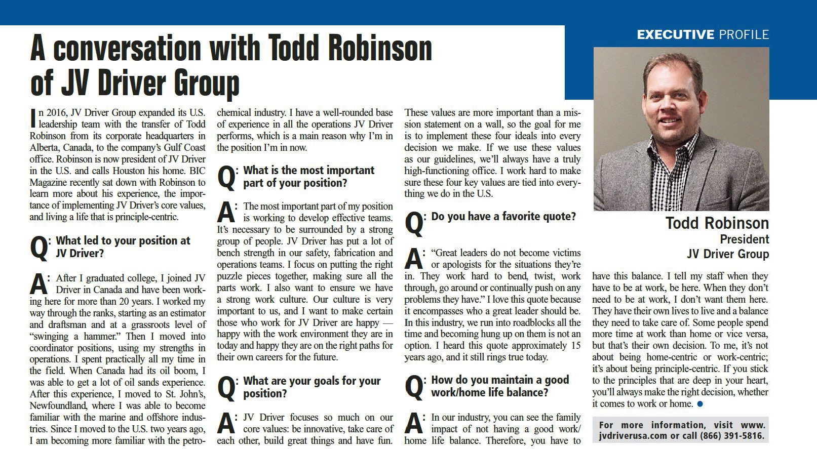 Meet Todd Robinson